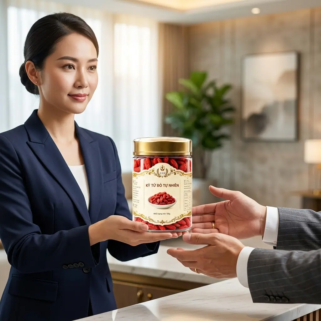 Biếu tặng đối tác kinh doanh